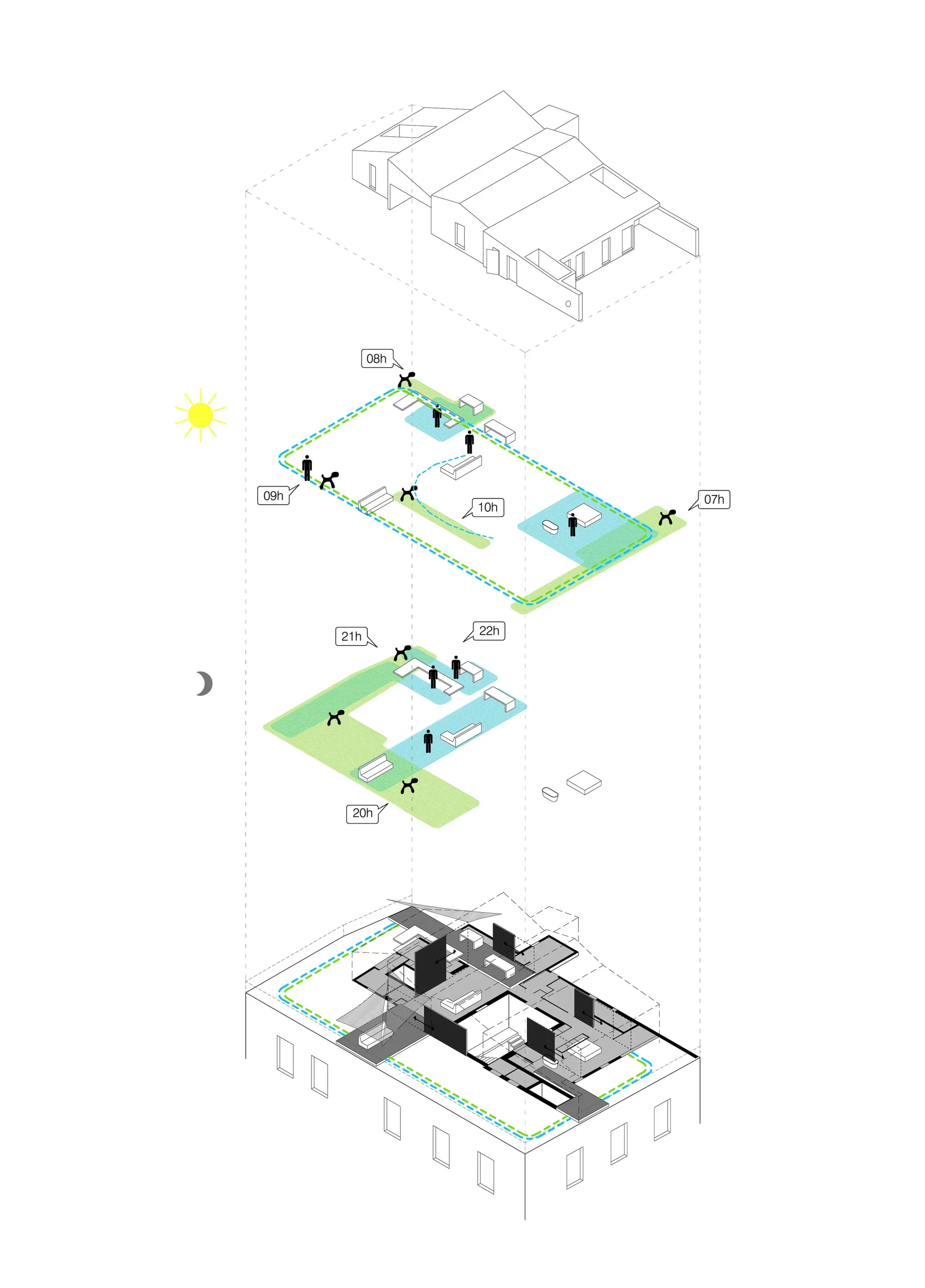 Ático San Jaime - Conceptual